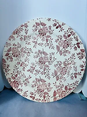 Buy Pink/Red Chintz Rose Peony Dinner Plate EIT England Collectible  10.25” • 13.23£