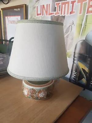 Buy Vintage Jersey Pottery Table Lamp 12  Tall Approx,  With Shade • 12.49£