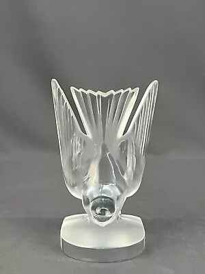 Buy Lalique Hirondelles Swallow Bookend / Statuette Paperweight 6 1/4 ; Mint • 160.08£