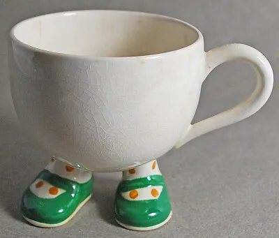 Buy Vintage Carlton Walking Ware Ceramic Cup Lustre Design England Green • 24.13£