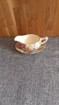 Buy Royal Winton Summertime Small Sauce Boat & Saucer • 4.20£