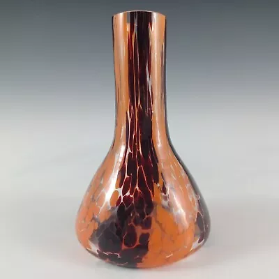 Buy Avondale British Vintage Red & Orange Speckled Glass Vase • 20£