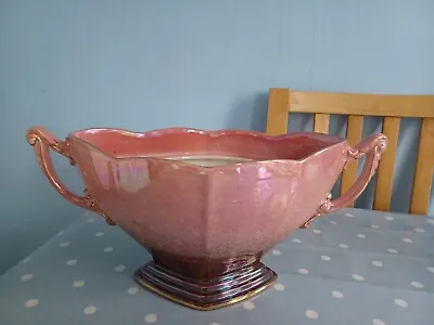 Buy Vintage 1950s Royal Winton Pink Lustre Mantle Vase • 12.50£