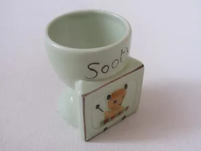 Buy SOOTY Playing Xylophone On TV – Pale Green Egg Cup Keele Street Pottery 743610 • 5£
