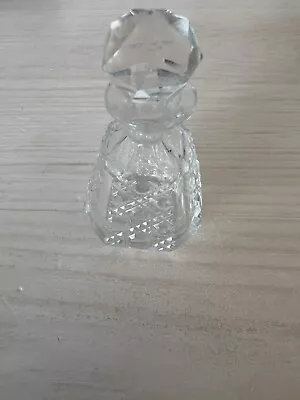 Buy Small Cut Glass Perfume Bottle Approx 8cm Tall • 0.99£