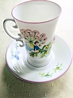 Buy Royal Worcester Enchantment Coffee Cup 10cm Tall Saucer Bone China Fairies • 4£