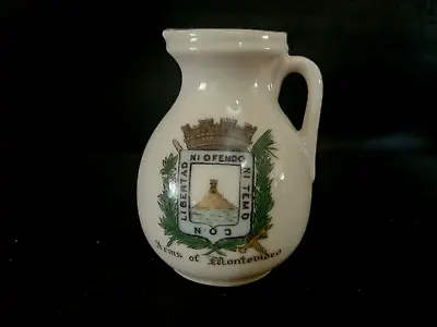 Buy Crested China - ARMS OF MONTEVIDEO Crest - Lichfield Jug - Carlton. • 5.50£