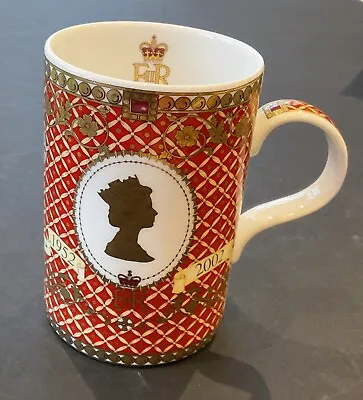 Buy James Sadler Fine China Mug Queen’s Golden Jubilee 2002 ( Red) - Made In England • 12£