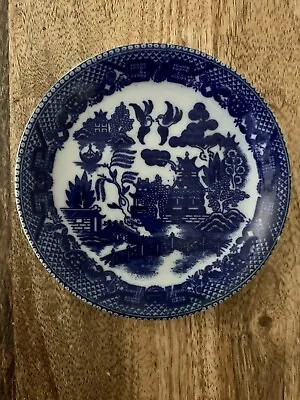 Buy Vintage Blue Willow Pattern Saucer Made In Japan • 6.65£