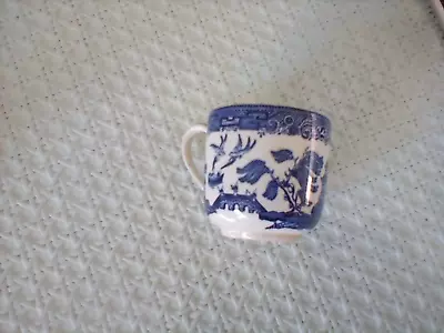 Buy Vintage Old Willow Blue And White China Espresso Cup  • 5.98£