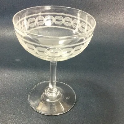 Buy Antique Edwardian Single Champagne Coupe Glass C.1900 01 • 16.16£