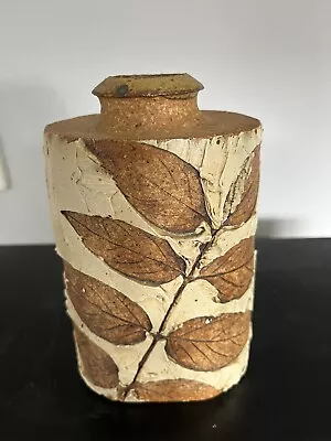 Buy Bodil Marie Nielsen Danish Studio Pottery Flask Vase • 89.99£