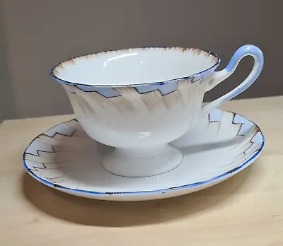 Buy Shelley Gainsborough Shape Cup And Saucer HANDPAINTED Bone China • 19£