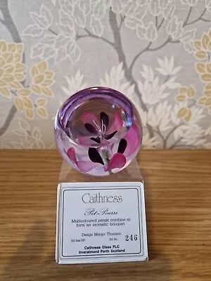 Buy Caithness  Pot Pourri  Limited Edition Glass Paperweight Boxed • 27.50£