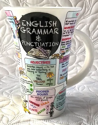 Buy Fabulous Large Dunoon Mug English Grammer & Punctuation By Caroline Dadd • 15£