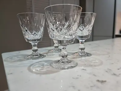 Buy Set Of 4 Royal Brierley Crystal Liqueur Glasses With Oxford Pattern. • 28.99£