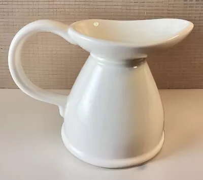 Buy Lord Nelson Pottery - White Creamer Pitcher Gravy Boat - Made In England - 10-76 • 17.11£