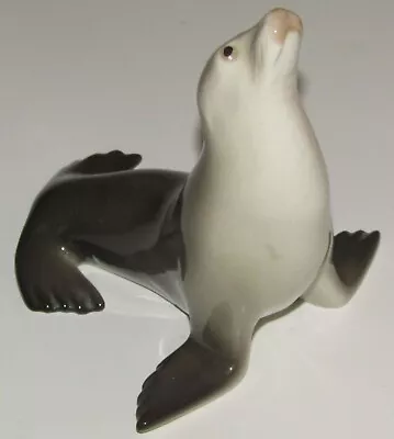 Buy Vintage Ussr Soviet Russian Lomonosov China Seal Sea Lion Figurine Ornament • 19.99£