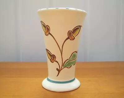 Buy Pretty Little Honiton Pottery Hand Painted Vase Acorns & Oak Leaf - Height 10 Cm • 4.99£