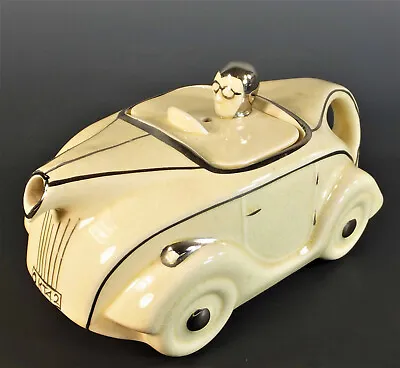 Buy Great James Sadler Art Deco Racing Car Tea Pot • 125£
