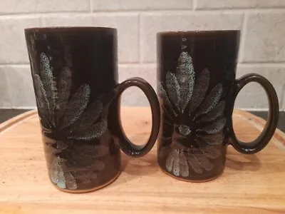 Buy Two Stoke Gabriel Pottery Lotus Mugs • 7£