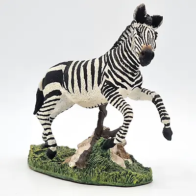 Buy Vintage - The Franklin Mint Zebra Figurine Equus Zebra Zebra 1987 Wildlife Pres • 12.49£