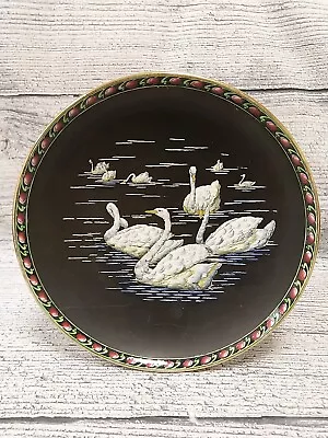Buy Mintons Art Deco Plate Charger Swans  Bayswater Pattern 11   Hand Painted C.1912 • 26.99£