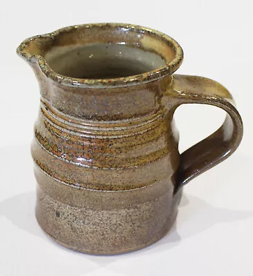 Buy JANE HAMLYN Salt Glazed Studio Pottery Stoneware  Jug • 12.95£
