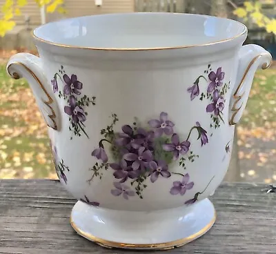 Buy Vintage Hammersley Victorian Violets Planter Bone China Made In England • 29.87£