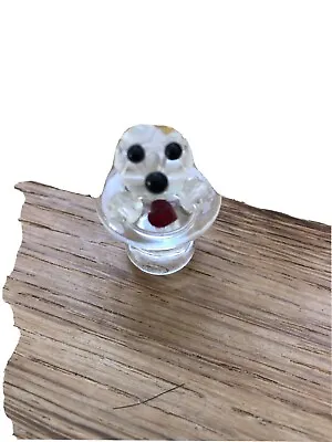 Buy Crystal Cut Glass Small Ornament Earless Rabbit Holding Red Glass Heart • 2.60£