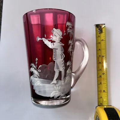 Buy Mary Gregory Cranberry Glass • 15£