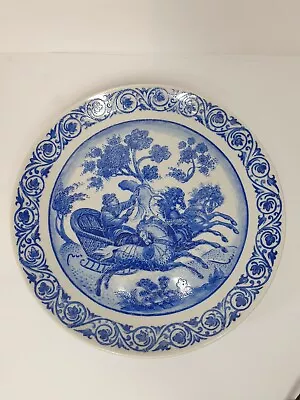 Buy Traditional Russian Gzhel Style Blue And White Plate • 15£
