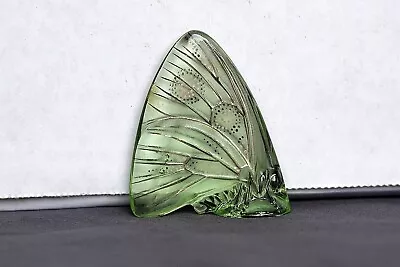 Buy Lalique Light Green Enamelled Butterfly 30103. Signed • 115£