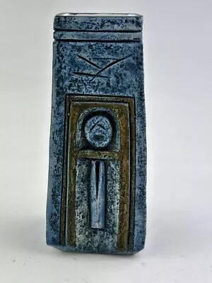 Buy TROIKA 'Stickman' Blue Coffin Vase, Circa 1970s, Signed By Penny Black (PB), ... • 275£