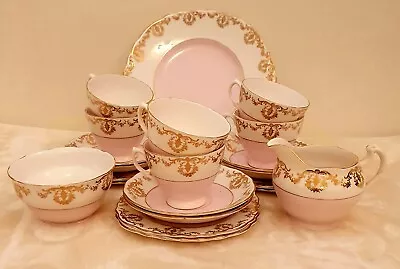 Buy Royal Vale Tea Set, Vintage Bone China Teacup Saucer Plate Jug Bowl • 80£