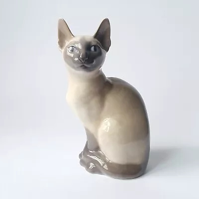 Buy Royal Copenhagen Denmark Siamese Cat 3281 China Figurine Vintage • 50£