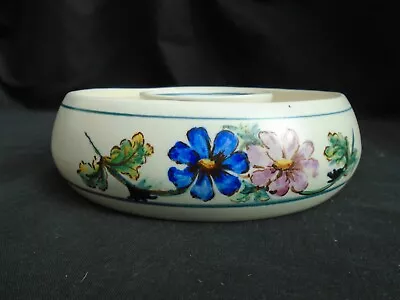 Buy Vintage Axe Vale Pottery Devon Ceramic Hand Painted Posy Ring 1930's • 12.95£