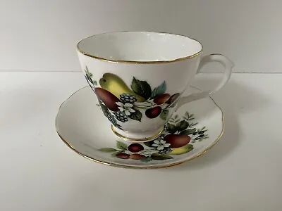 Buy Vintage Duchess Bone China Tea Cup And Saucer Fruit Orchard Pattern • 17.07£