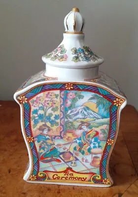 Buy Sadler The World Of Tea Collection Tea Ceremony Porcelain Tea Caddy • 12.99£