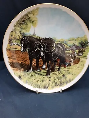 Buy Fenton China Company Vintage Collectors Plate  The Plough   • 6.99£