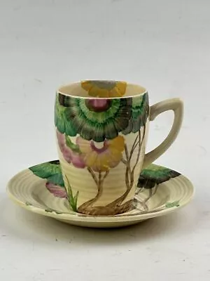 Buy Clarice Cliff AUREA Pattern, Lynton Shape Coffee Cup And Saucer, 7cm. Circa 1... • 135£