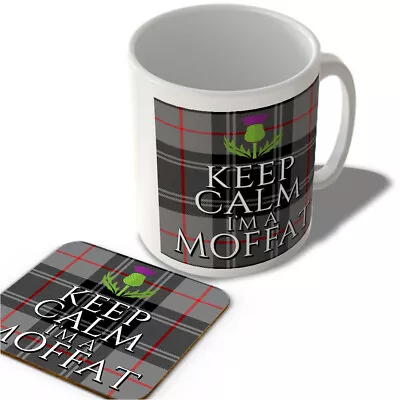 Buy Keep Calm I'm A Moffat - Moffat Modern Tartan - (Thistle) - Scottish Mug And ... • 12.99£