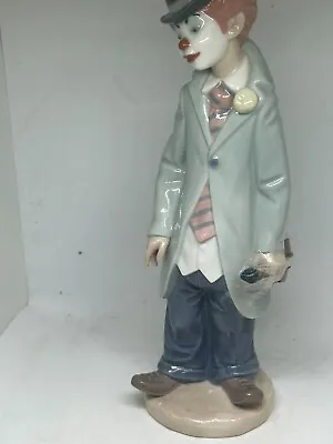 Buy Lladro Spain Sad Clown With Violin Figure Ornament Decorative Statue 8.5  #LH • 3.99£