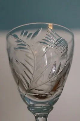 Buy Edinburgh Crystal THISTLE Pattern - Liqueur Glass • 5.95£