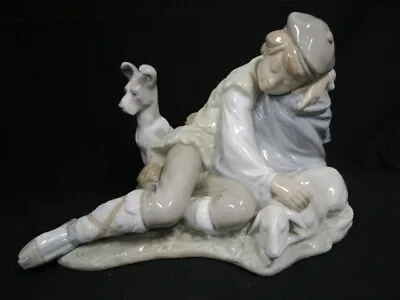 Buy Beautiful Lladro NAO   Boy Sleeping With Dog   Figurine - Scarce Piece & Rare • 189.23£