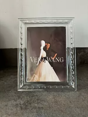 Buy Stunning Vera Wang Wedgewood With Love 5x7 Photo Frame Clear Glass • 40£
