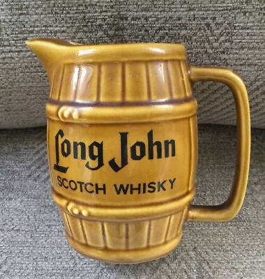 Buy Vintage Long John Scotch Whisky Water Jug Barrel Shape - Wade PDM Appx 6” Tall • 10£