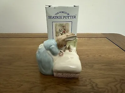 Buy Beatrix Potter Figurine Royal Albert Peter Rabbit In Bed Ornament Gift Present • 19.99£