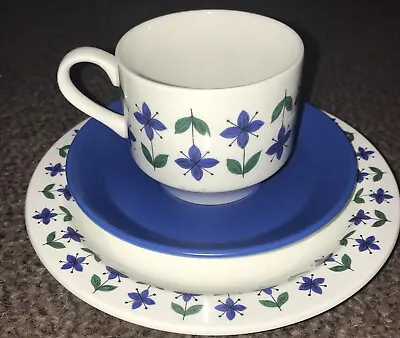Buy Vintage Roselle Midwinter Cup Saucer & Side Plate Trio • 4.80£