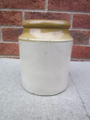 Buy Antique  Saltglazed Stoneware  Storage Pot Utensils /Jar/ Vase • 17£